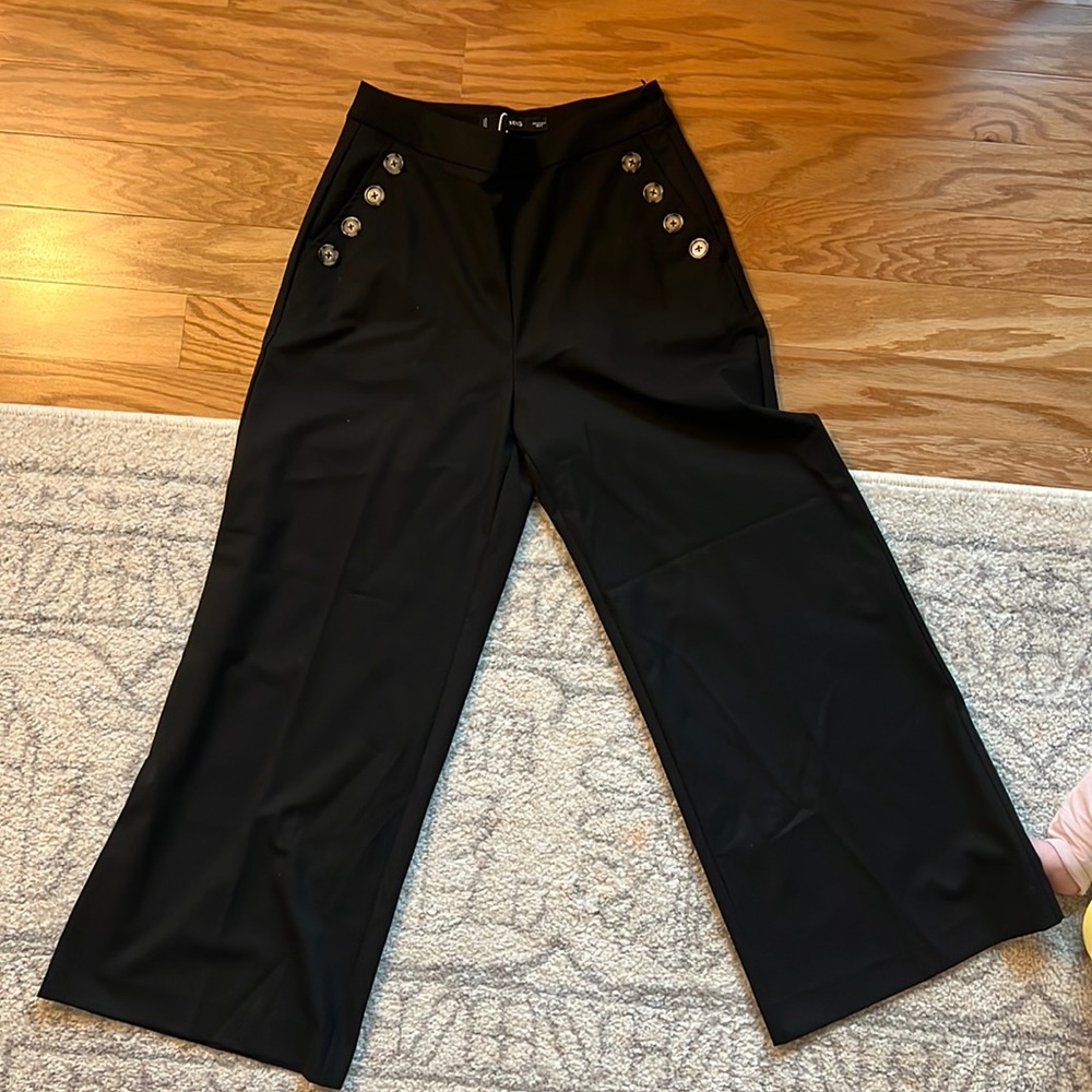 high waisted cropped pants